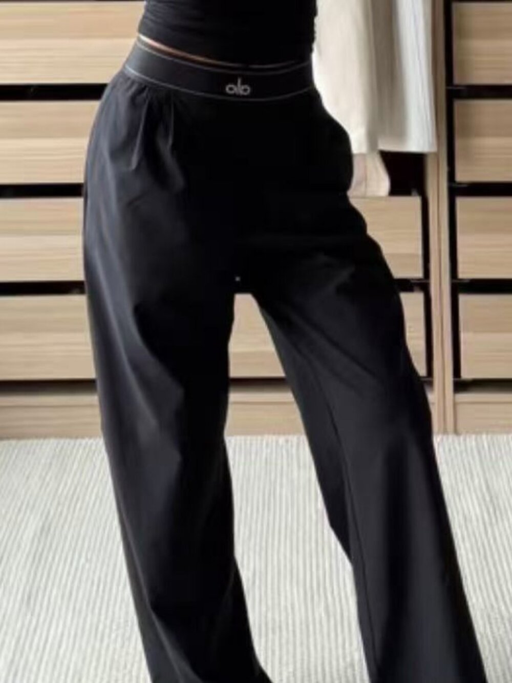 Nwt Alo Yoga Suit Up Trouser Black (Regular) The Pant… - Gem